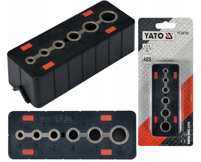Кондуктор шаблон для свердління YATO YT-39700 4-12 мм 10136999136 фото