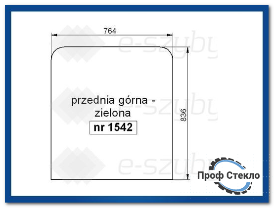 Стекло экскаватор JCB JS130LC, JS130W, JS145W, JS160W, JS175W, JS180LC,JS200W-передняя верхняя 6 1542 фото