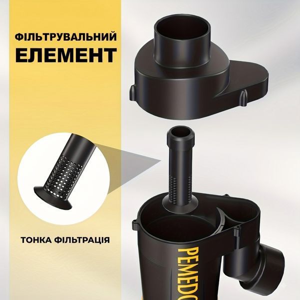 Вихровий циклонний сепаратор-пилозбірник з 2 фільтрами для деревообробки &mdash; пиловловлювач для витяжки 047185 фото