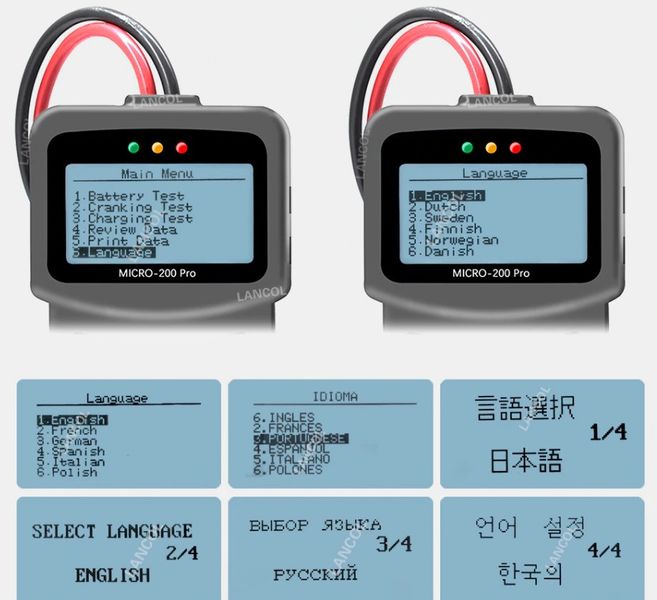 Тестер АКБ Lancol Micro200Pro 4000257251936 фото