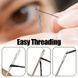 Набір швейних голок із самовдіванням Easy-Thread (120 шт.), нержавіючі голки з автоматичним нитковдівачем для зручного шиття 135773 фото 8