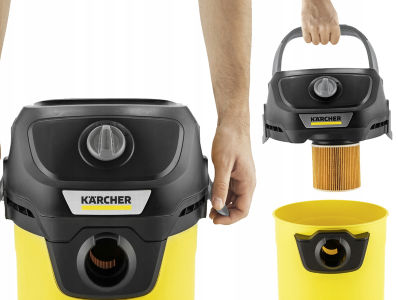 Пилосос для сухого та вологого прибирання Karcher КWD 3 12032847185 фото