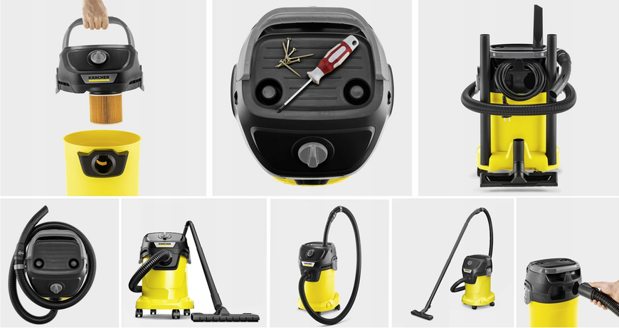 Пилосос для сухого та вологого прибирання Karcher КWD 3 12032847185 фото