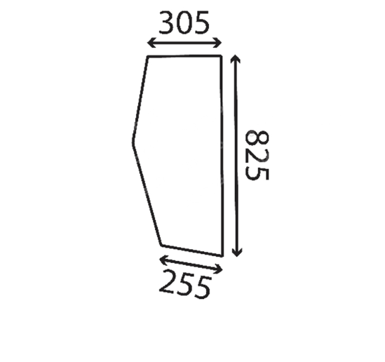 Скло бокове праве заднє Bomag 6022 фото
