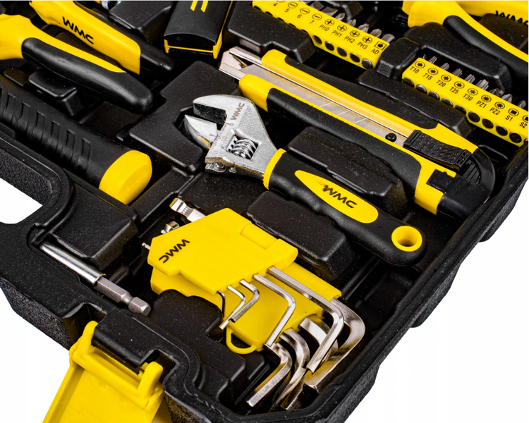 Набір електромонтажного інструменту 168 предметів WMC Tools 30168 10013234475 фото