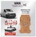 Подлга Mercedes Vito длинный LWB (от 2014г.) обшивка фургонов фанерой 7-10мм MRVT-02 фото 2