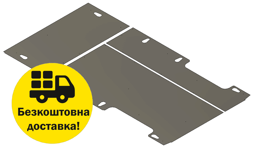 Підлога Ford Transit L3 LWB (2000-2014) довгий вологостійка фанера FORDF-03 фото