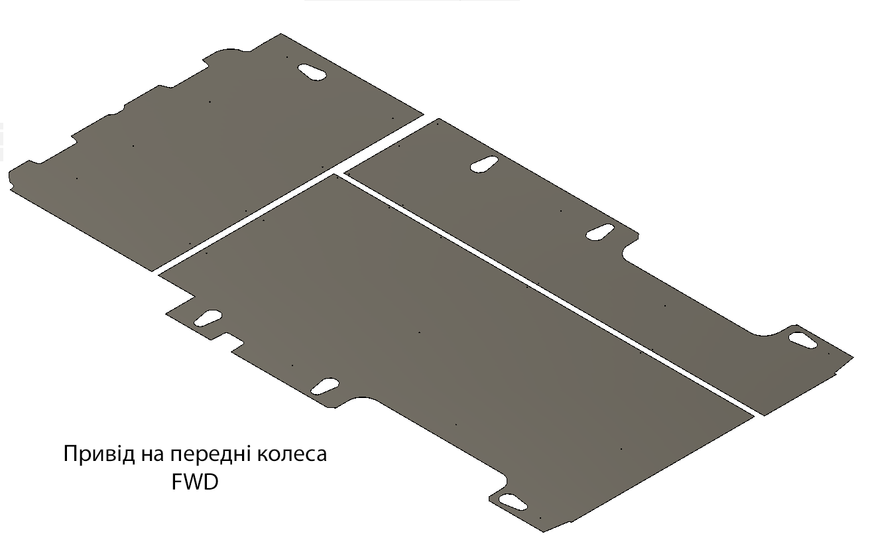 Підлога Ford Transit L3 LWB (2000-2014) довгий вологостійка фанера FORDF-03 фото