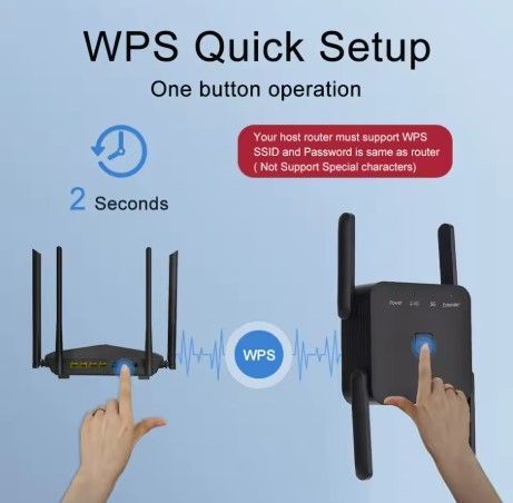 Підсилювач сигналу Wi-Fi 2.4G/5GHz Fenvi, 1200 Мбіт/с 769670 фото