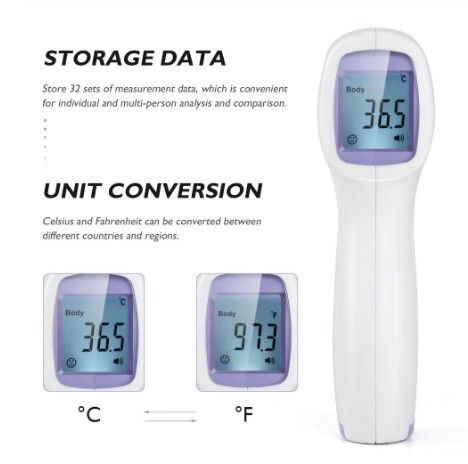 Безконтактний інфрачервоний термометр для тіла 4000860497136 фото