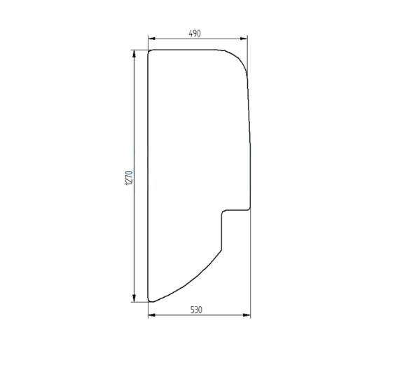 Скло бокове ліве міні екскаватора Neuson 1404 2135 фото