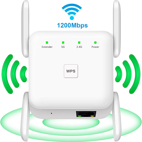 Підсилювач сигналу Wi-Fi 2.4G/5GHz Fenvi, 1200 Мбіт/с 769670 фото