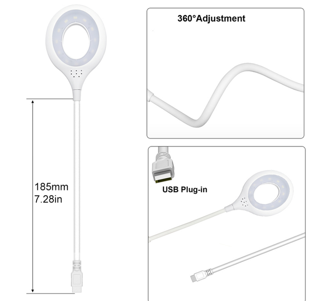 Настільна світлодіодна лампа "Крапля" з USB 5 Вт 1005001943266493 фото