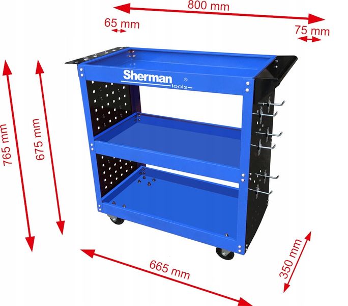 Візок для інструментів Sherman 7811541 11829268745 фото