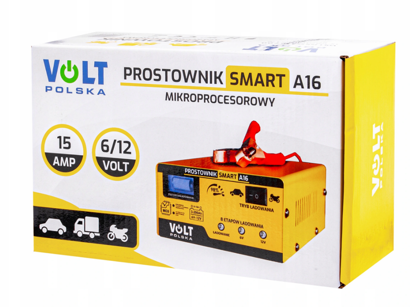 Зарядний пристрій для акумуляторів 6 / 12 VOLT Polska SMART A16 9838139768 фото