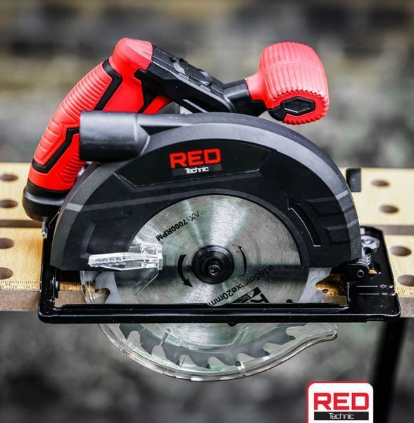 Ручна циркулярна пила Red Technic 2300 Вт (185 мм) 18023041875 фото