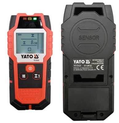 Професійний детектор дротів і ліній YATO YT-73131 73649301835 фото