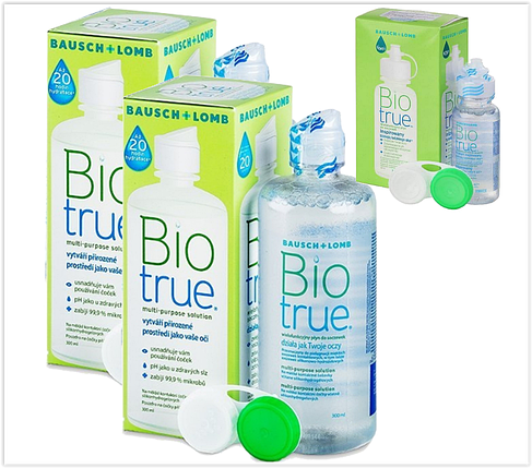 Bio True розчин для лінз 60мл. Bausch & Lomb BIO 60 фото