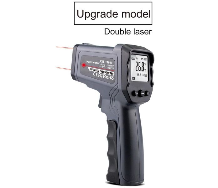 Промисловий термометр KM-IT1600 (-50 ~ 1600 ° C, два режими) 4000016354675-7 фото