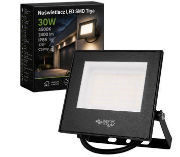 Світлодіодний LED прожектор 30 Вт (IP65, нейтральне світло 4500K) &mdash; Вуличний прожектор для гаража та складу 10980355910-7 фото