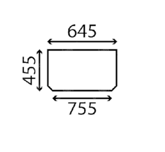 Скло переднє нижнє екскаватора John Deere 85D, 85G, Hitachi ZX85USB-5 4684423 фото