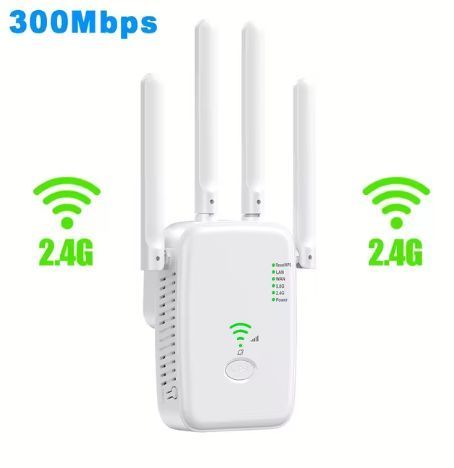 Підсилювач сигналу WiFi 2.4G 300 Мбіт/с, розширювач WiFi, маршрутизатор WPS 1005006412862805 фото