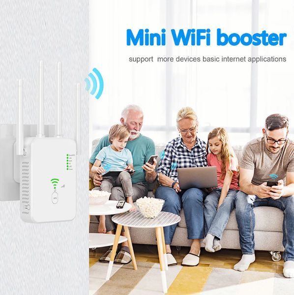 Підсилювач сигналу WiFi 2.4G 300 Мбіт/с, розширювач WiFi, маршрутизатор WPS 1005006412862805 фото