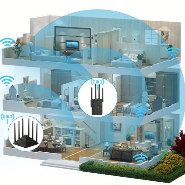 Підсилювач сигналу WiFi 2.4G 300 Мбіт/с, розширювач WiFi, маршрутизатор WPS 1005006412862805 фото