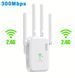 Підсилювач сигналу WiFi 2.4G 300 Мбіт/с, розширювач WiFi, маршрутизатор WPS 1005006412862805 фото 2
