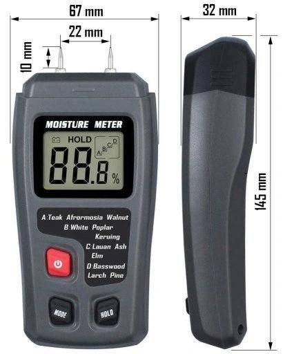 Влагомер измеритель влажности древесины KMT-10 8330756965 фото