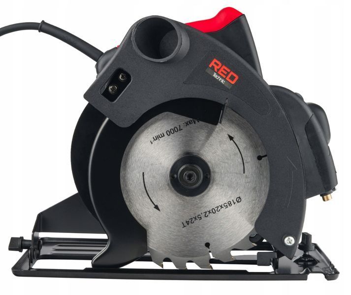 Ручна циркулярна пила Red Technic 2250 Вт (185 мм) 17840418327 фото