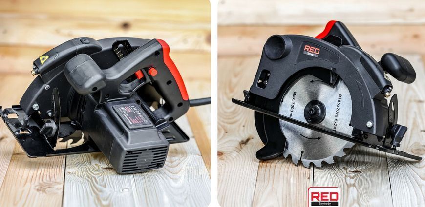 Ручна циркулярна пила Red Technic 2250 Вт (185 мм) 17840418327 фото