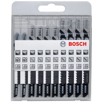 Пилки Bosch для лобзика HCS Т-подібне кріплення 2607010629 11562881158 фото
