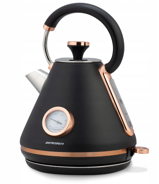 Чайник електричний бездротовий Berdsen BD-701 Electric Kettle Black 1.7 л 10865825992 фото