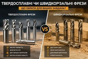 Твердосплавні чи швидкорізальні фрези фото