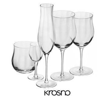 Набір келихів і склянок Fiore KROSNO HANDMADE 30 елементiв 6831218935 фото