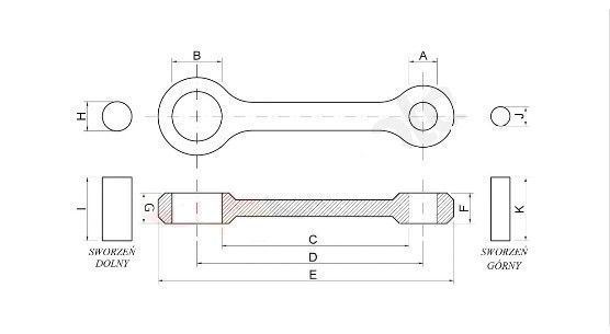 Шатун для мотоциклов KTM SX-F, EXC-F, XC-F, XCF-W 350 11-13 HR 8693 84934 фото