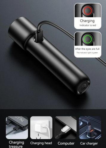 Ліхтар туристичний, світлодіодний ручний акумуляторний Philips EDC 2024 1005007053845114 фото