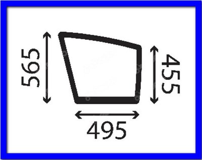 Скло бокове праве нижнє міні екскаватор JCB 8014, 8016, 8018, 8020 - з 2005 року 3073 фото