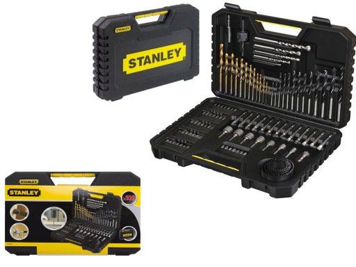 Набір свердел і біт STANLEY STA7205 100ел. 7164728154 фото