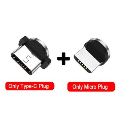 Магнітна головка Type-C і micro USB для зарядки iPhone 12, 11, Xiaomi, Samsung та інші 1005002231745991-9 фото
