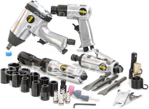 Набор пневматического инструмента Stanley AIR TOOL KIT 34 PCS 34 элемента 5212241621 фото