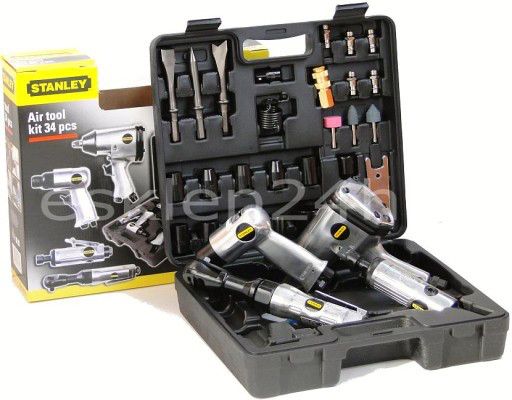 Набір пневматичного інструменту Stanley AIR TOOL KIT 34 PCS 34 елемента 5212241621 фото