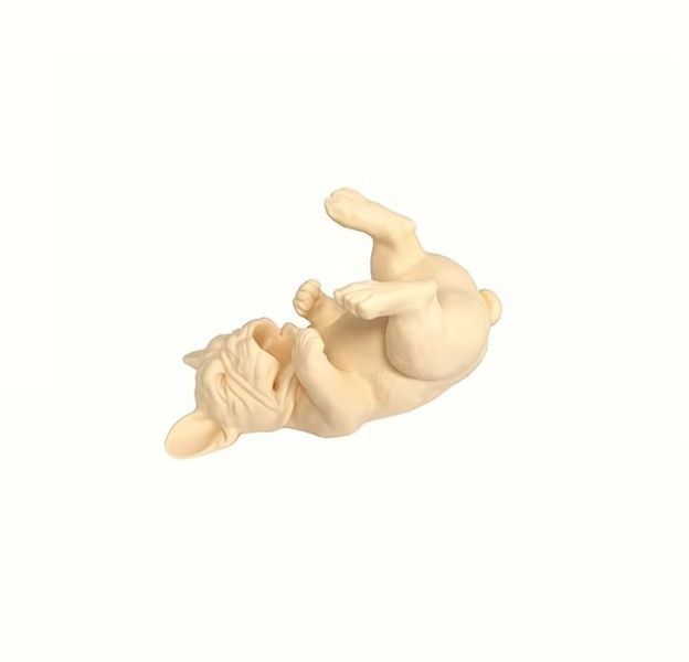 Тримач для вина &laquo;Французький бульдог&raquo; 3D &mdash; Креативна підставка для пляшок, декор для кухні та столу 599588 фото