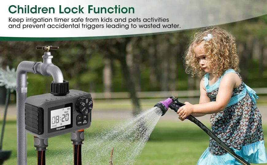 Система поливу Insoma Smart Irrigation з двома виходами 255176 фото