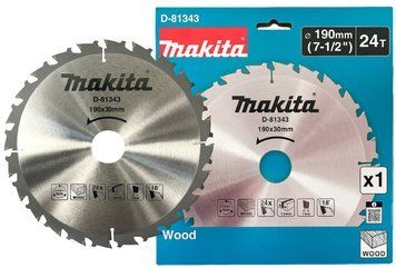 Пильний диск по дереву Makita D-81343 (190x30 мм, 24 зуби) 18803922476 фото