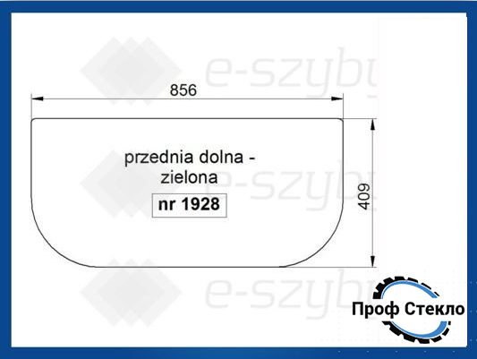 Скло екскаватор Volvo EC 140B 180B 210B 240B 360B 290b 460b 700B 140B 160B 180B EW - передня нижня 1928 фото