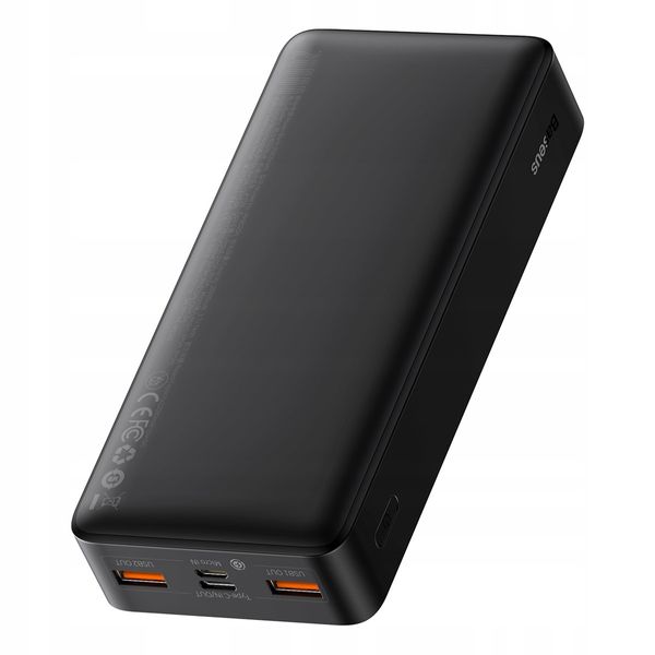 Повербанк BASEUS PPDML-M01 20000 мАч 2xUSB USB-C QC 3.0 PD 20 Вт 10794788369 фото