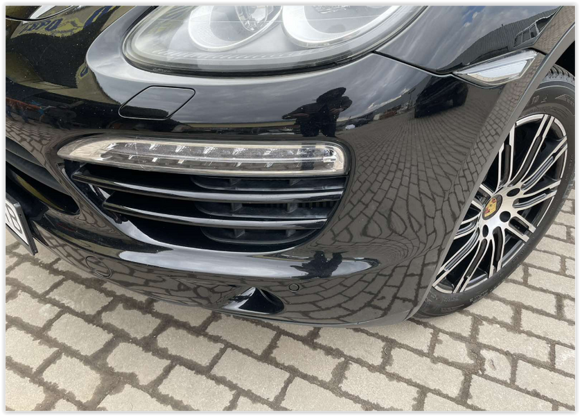 Бампер передній PORSCHE CAYENNE комплект оригінал Америка 2010-2014 porsche01 фото