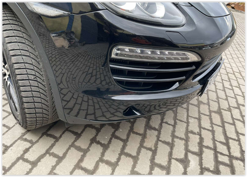 Бампер передній PORSCHE CAYENNE комплект оригінал Америка 2010-2014 porsche01 фото